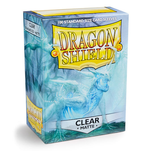 Dragon Shield: Matte Standard Card Sleeves - Clear (100pcs)