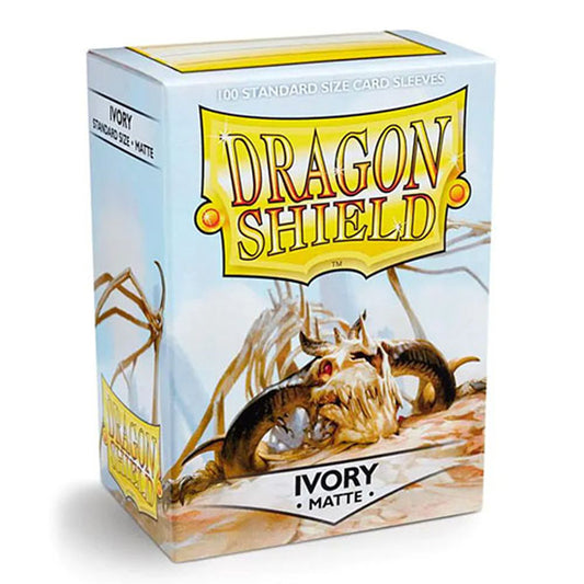 Dragon Shield: Matte Standard Card Sleeves - Ivory (100pcs)
