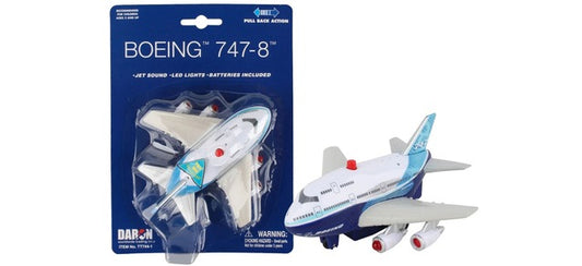 Daron Pullback Plane Boeing 747-8 Toy