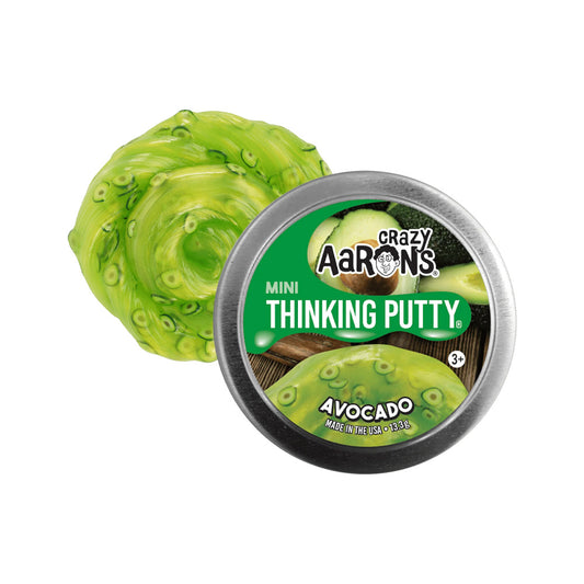 Crazy Aaron's Avocado Thinking Foam Strecth Toy Mini Tin AV003