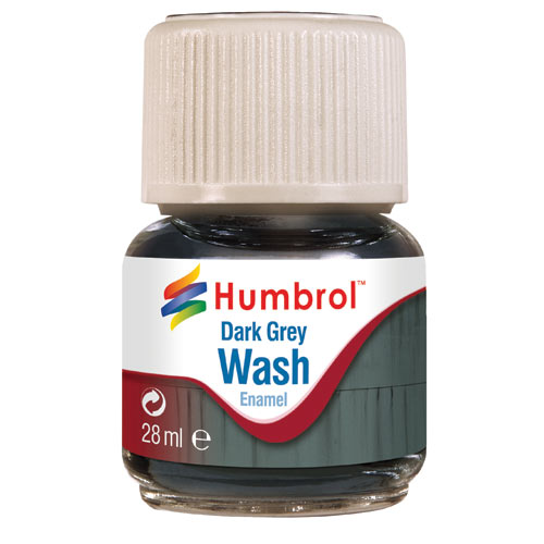 HUMBROL AV0204 Enamel Wash Dark Grey 28ml