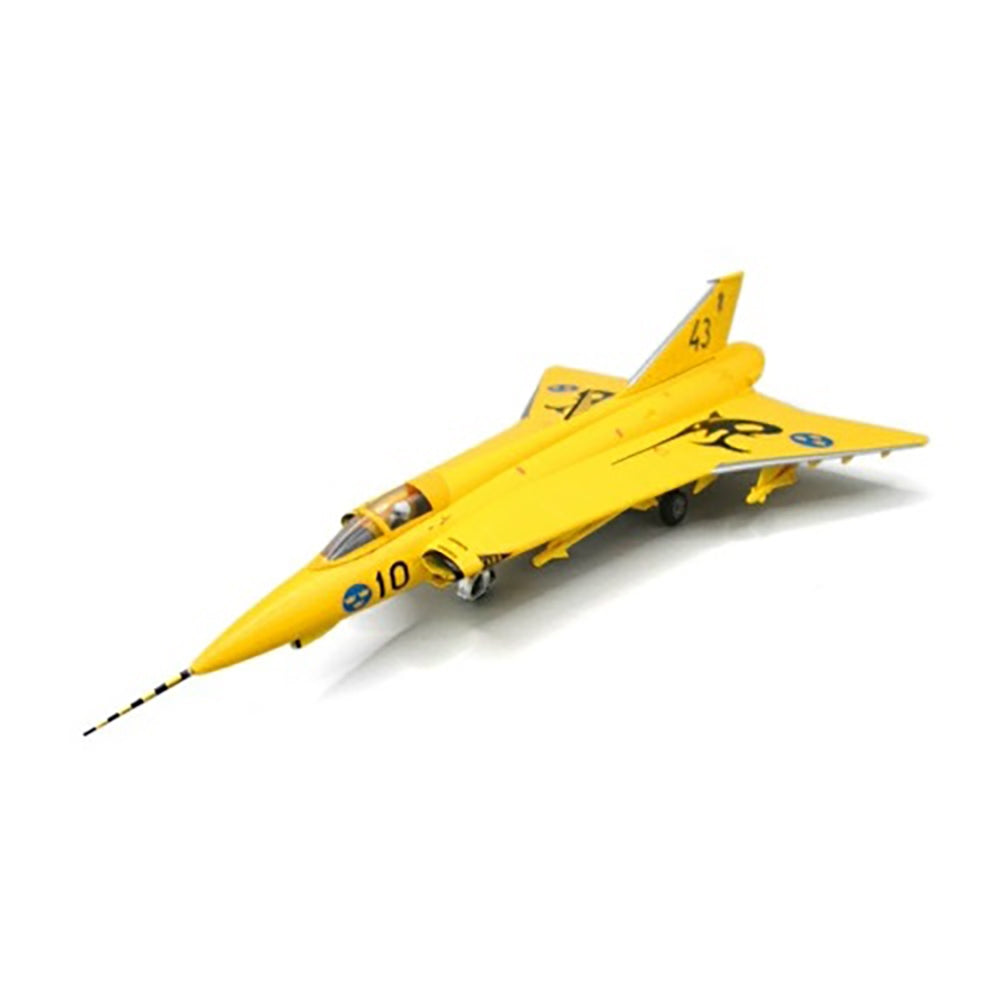Aviation 72 41009 Saab J35J Draken Swedish Air Force Yellow 43-10 1:72
