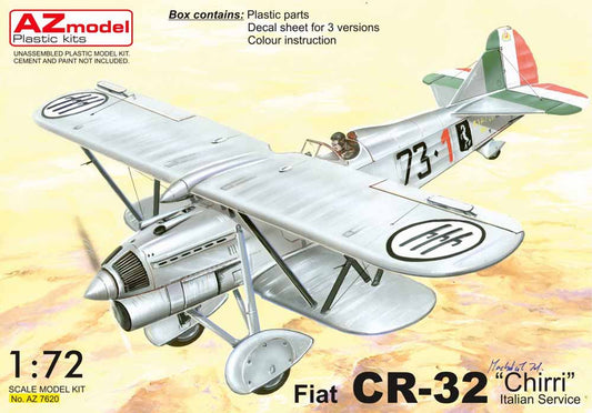 AZ Model 7620 Fiat CR-32 Chirri 'Italian service' 1:72 Plastic Model Kit