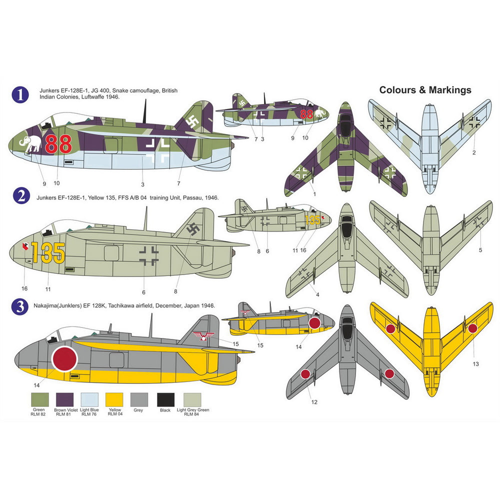 AZ Model 7885 Junkers EF-128E-1 Luftwaffe 1:72 Model Kit