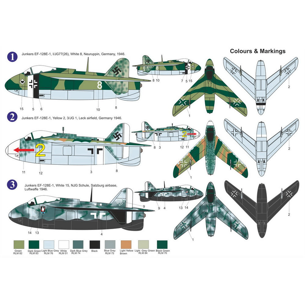 AZ Model 7886 Junkers EF-128E-1 'Over Europe 1946' 1:72 Model Kit
