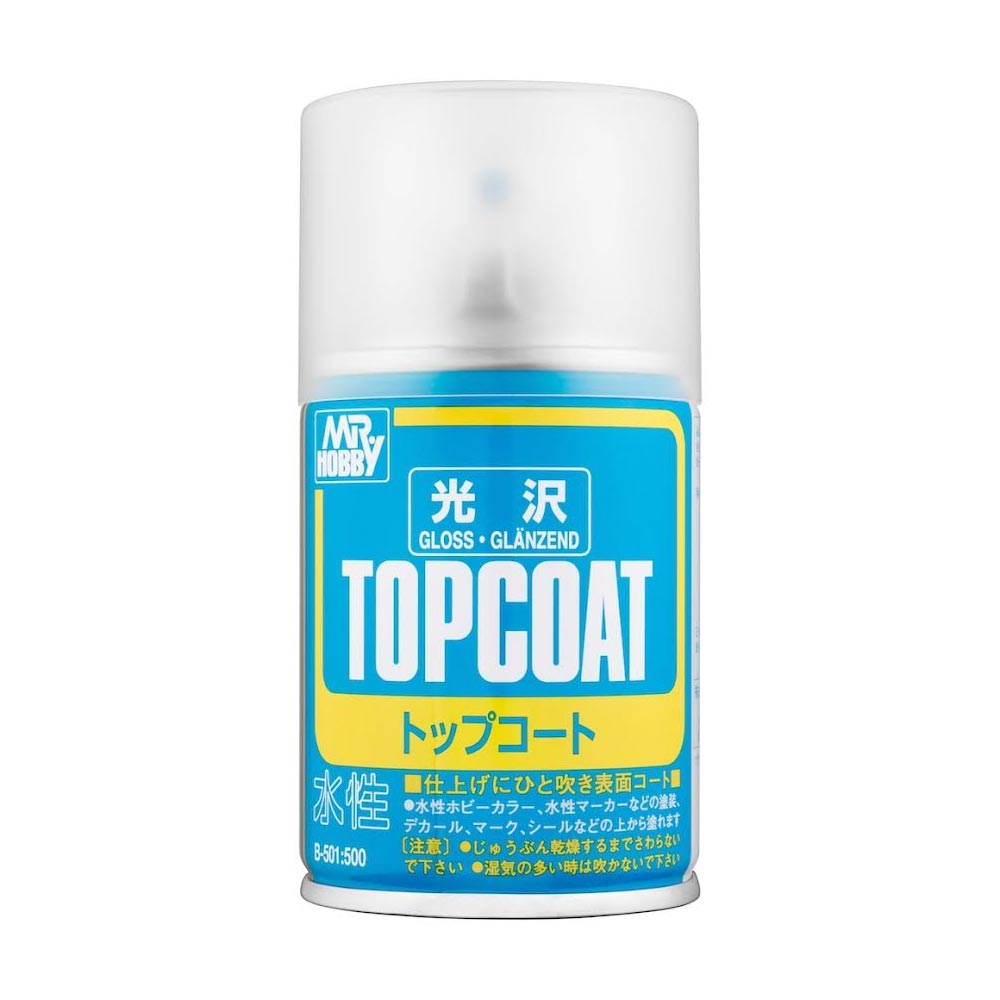 Mr. Hobby Mr Topcoat Gloss (86ml) Model Paint B-501