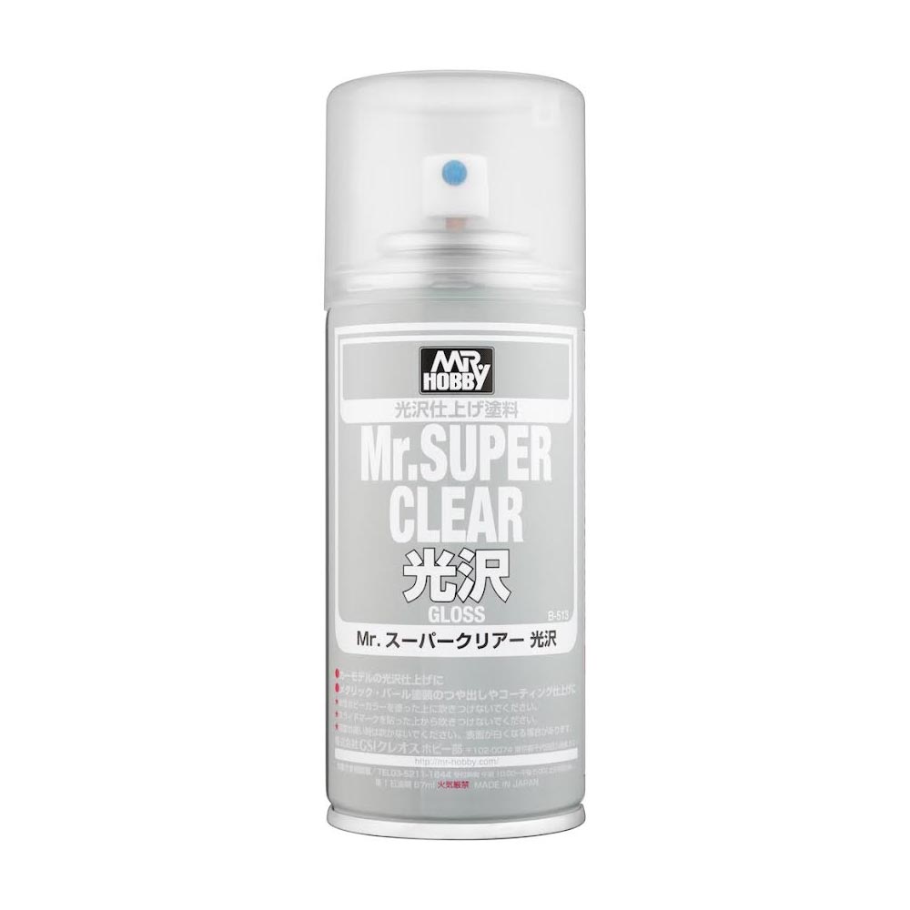 Mr. Hobby Mr Super Clear Gloss (170ml) Model Paint B-513