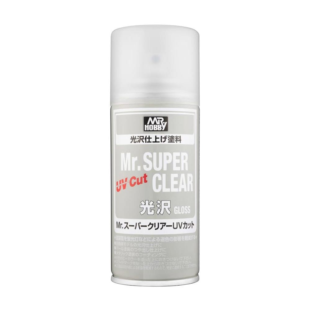 Mr. Hobby Mr Super Clear UV Cut Gloss (170ml) Model Paint B-522