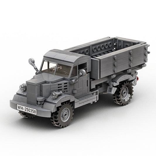 Build Army WWII German Opel Blitz Brick Model 370pcs B0004