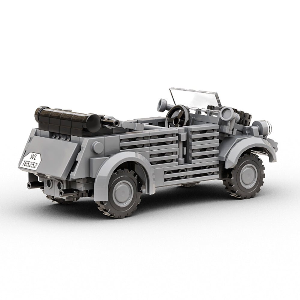 Build Army Kubelwagen Car 1:33 Brick Model 178pcs B0005