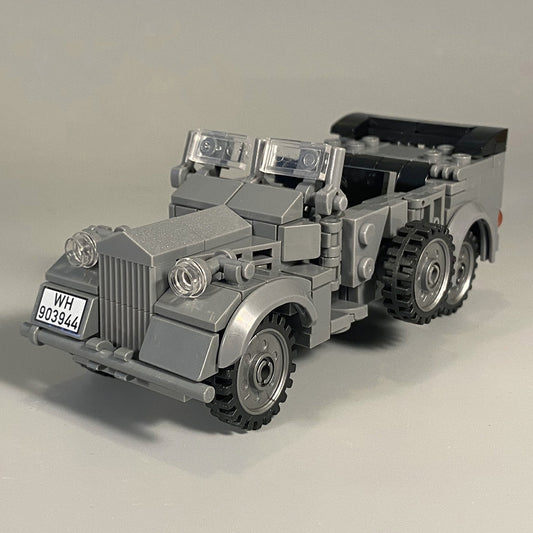 Build Army WWII German Horch 901 Off-Road Car Brick Model 226pcs B0015