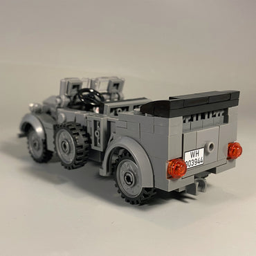 Build Army WWII German Horch 901 Off-Road Car Brick Model 226pcs B0015