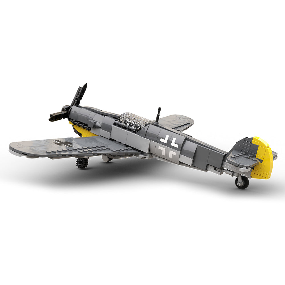 Build Army Messerschmitt Bf 109 1:30 Brick Model 375pcs B0109
