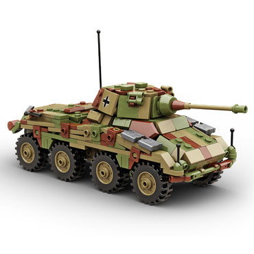 Build Army Sd.Kfz.234/2 Puma 1:33 Brick Model 508pcs B0234C