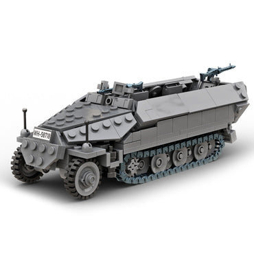 Build Army Sd.Kfz.251 Ausf.D 1:33 Brick Model 436pcs B0251