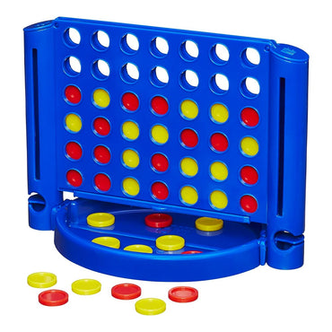 Connect 4 Grab And Go - Classic Portable Family Game from Hasbro - Age 6+