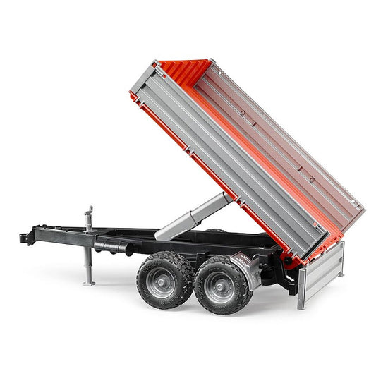 Bruder 02019 Platform Gate Tipping Trailer Plastic Farm Toy