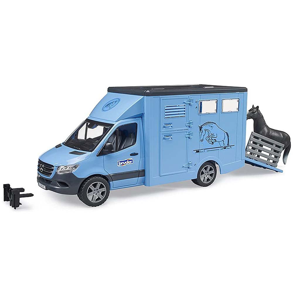 Bruder Sprinter Animal Transporter with 1 Horse 2674