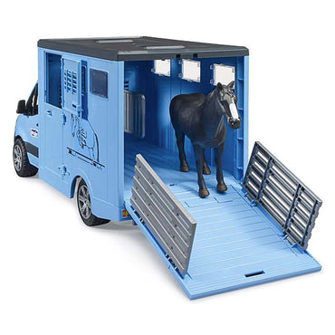 Bruder Sprinter Animal Transporter with 1 Horse 2674