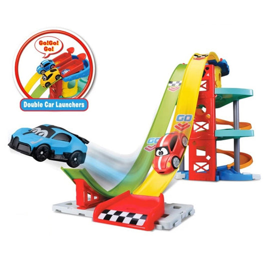 Bburago BB Junior Launch & Race Tower VW Beetle & Bugatti Divo B16-88604