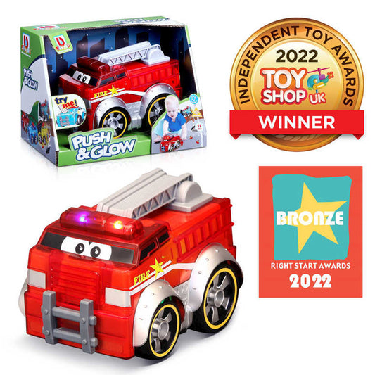 Bburago BB Junior Push & Glow Fire Truck Engine B16-89006
