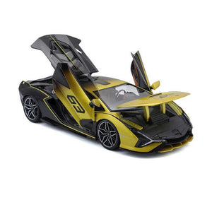 Bburago 1:18 Lamborghini Sian FKP 37 Diecast Model Car 18-11100