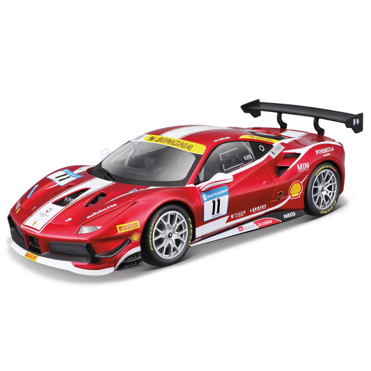 Bburago Ferrari Racing Kit 488 Challenge 2017 1:24 Diecast Model B18-26582