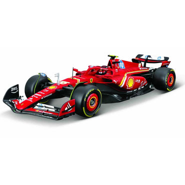 Bburago F1 Ferrari SF-24 2024 Sainz 1:24 Diecast Car Model Kit 26857