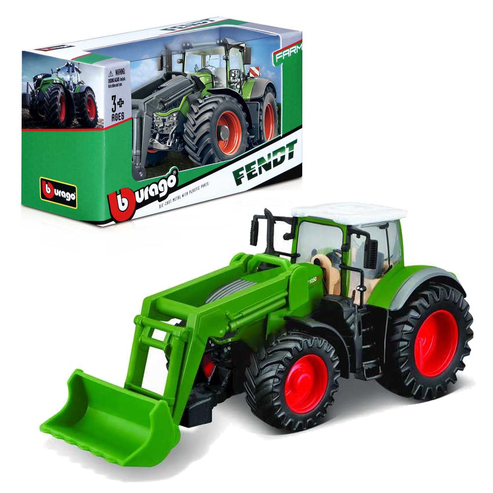 Bburago 31631 Fendt 1050 Vario Tractor w/Front Loader Diecast Model Tractor