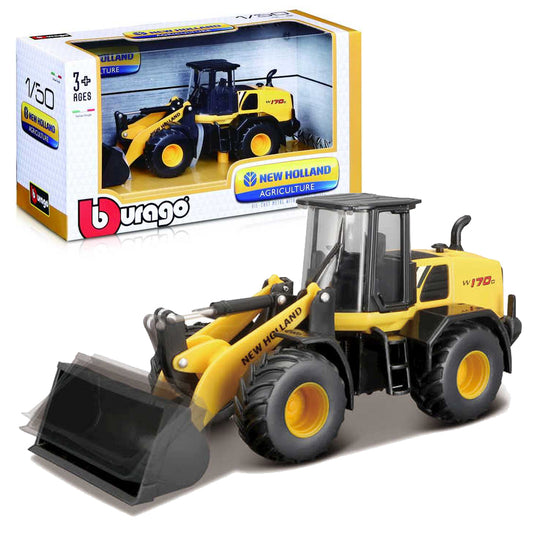 Bburago New Holland W170D Wheel Loader 1:50 Diecast B18-32083