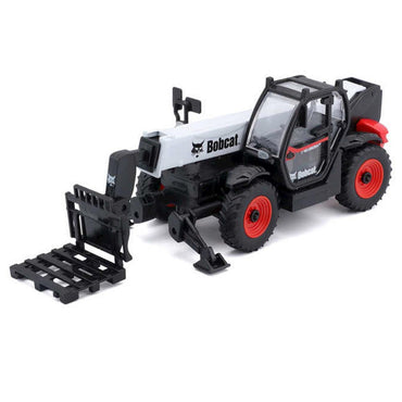 Bburago Bobcat T40.180SLP Telehandler w/Pallet Fork Toy 10CM B18-32087
