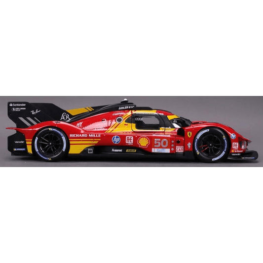 Bburago Ferrari Racing 499P LM Hypercar 2024 AF Corse #50 Hard Case 1:43 36316