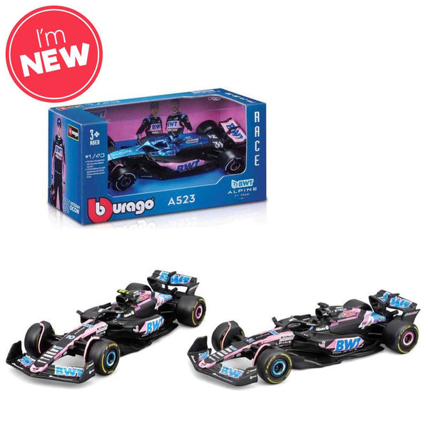 Bburago F1 BWT Alpine F1 Team A524 2024 Gasly #10 1:43 Diecast Model B18-38175G