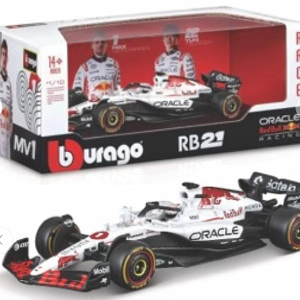 Bburago F1 Red Bull Racing RB21 2025 Verstappen w/Helmet Japan 1:43 B18-38234JPV