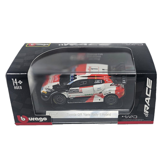 Bburago Toyota WRC Yaris Gazoo Racing 2021 1:43 Diecast Model B18-38310