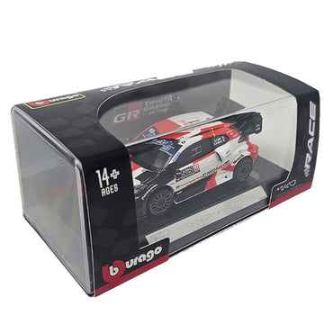 Bburago Toyota WRC Yaris Gazoo Racing 2021 1:43 Diecast Model B18-38310