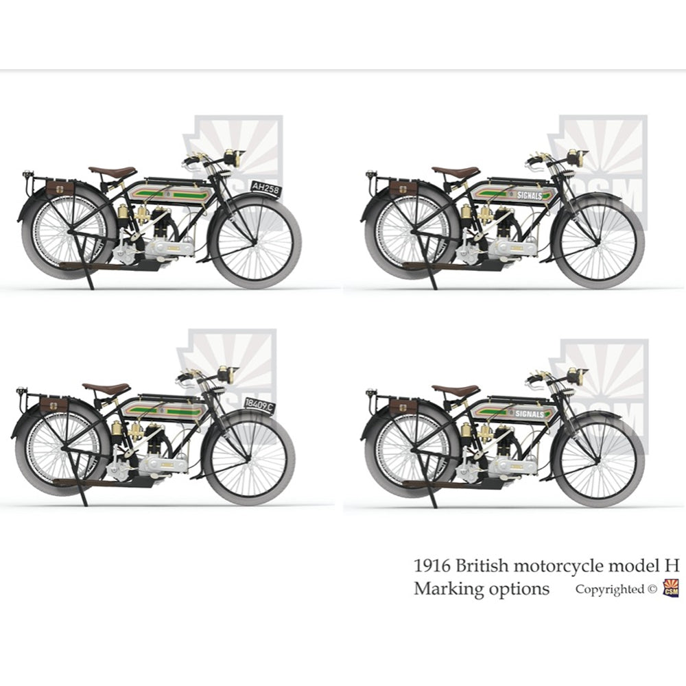 Copper State Models B35-001 British Motorcycle Triumph Model H 1:35 Model Kit
