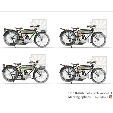 Copper State Models B35-001 British Motorcycle Triumph Model H 1:35 Model Kit