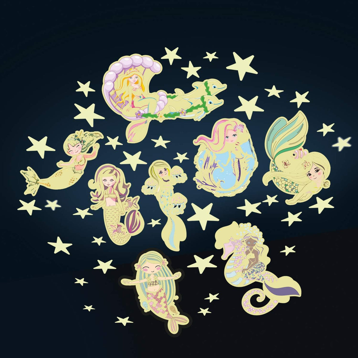 Glow Stars & Mermaids - Brainstorm Toys Age 3+