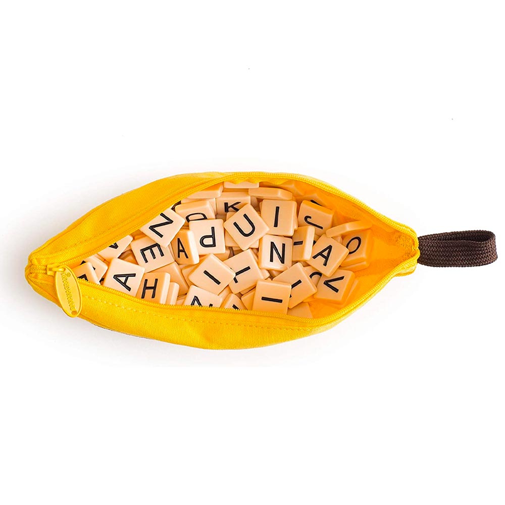 Bananagrams - Word Tile Game - Age 7+ - 1-8 Players - 15min