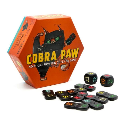 Cobra Paw - Tile Game - Age 5+ - 2-6 Players - 5-15min
