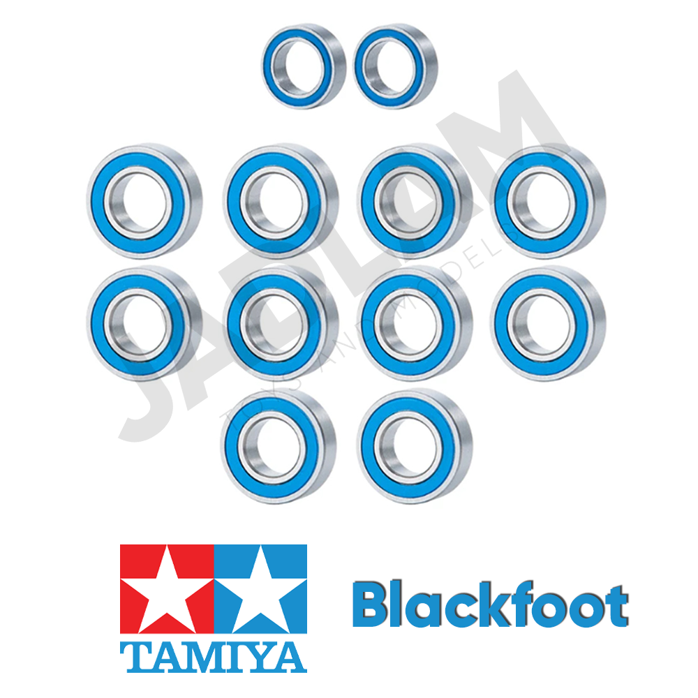 Tamiya Blackfoot Ballrace Bearings RC Car Upgrade Set (Rubber-Shielded)