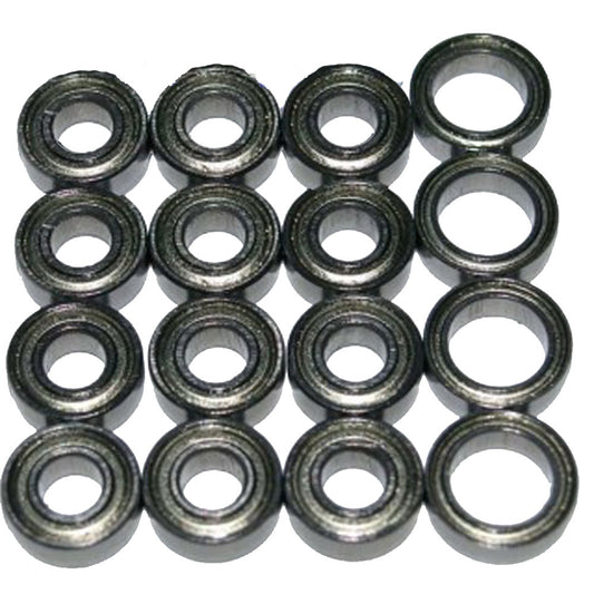 Tamiya TT01 Bearings Ballrace Upgrade for RC Car 16 Bearings
