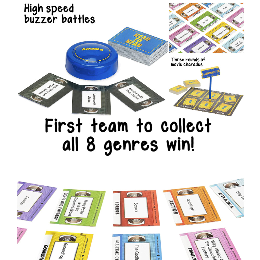 Blockbuster - Nostalgic Family Party Game - 4+ Players Age 12+ Big Potato Games