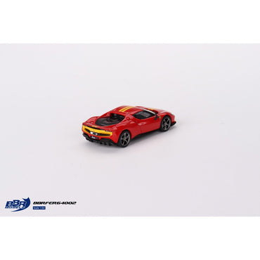 BBR Ferrari 296 GTB Assetto Fiorano Rosso Corsa 1:64 Diecast Model FER64002