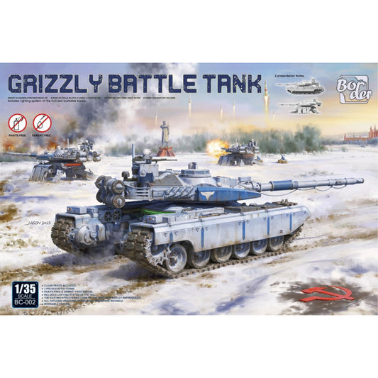 Border Models BC-002 Grizzly Battle Tank 1:35 Model Kit