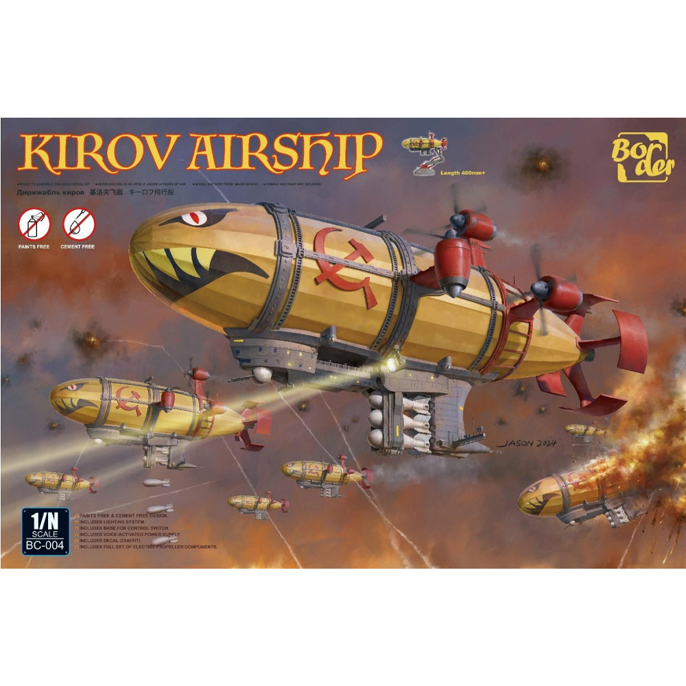 Border Model BC-004 Kirov Airship Command & Conquer Red Alert Plastic Model Kit
