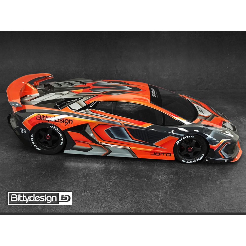 JOTA Arrma Felony RC Car Clear 1:7 Body Shell by Bittydesign