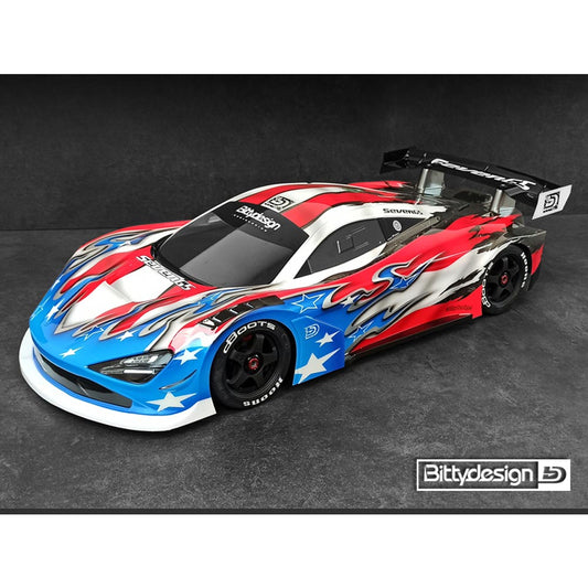 Seven65 Arrma Infraction/Limitless RC Car Clear 1:7 Body Shell by Bittydesign