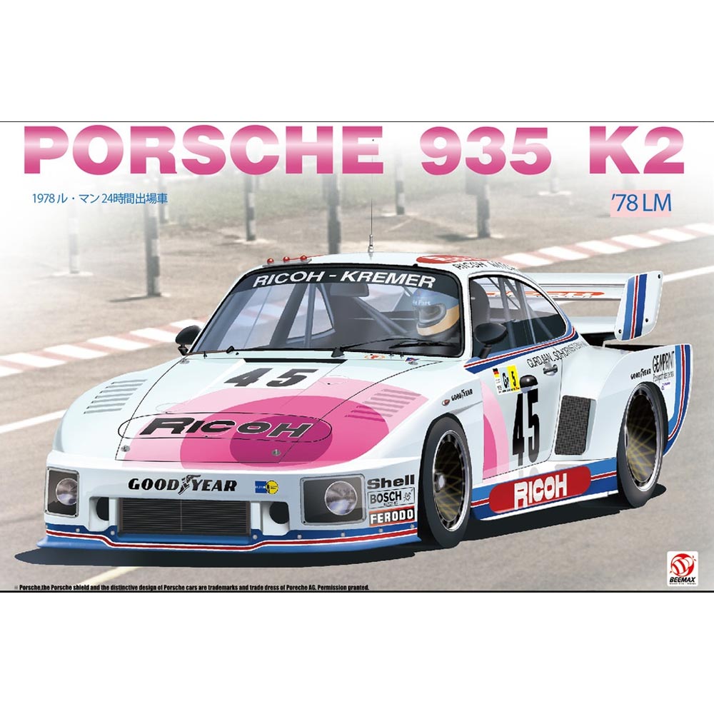Beemax Porsche 935 K2 1978 LM Ricoh 1:24 Model Kit 24025
